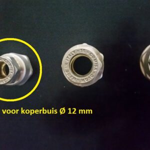 Knelkoppeling Ø buis 12 mm